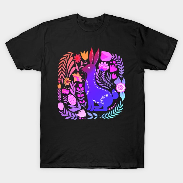 Rabbit Forest Animal Design T-Shirt by StylishTayla